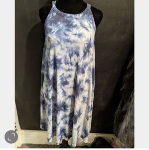 Arizona Jean Co Tie Dye Sleeveless Halter Dress